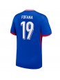 Frankreich Youssouf Fofana #19 Heimtrikot EM 2024 Kurzarm